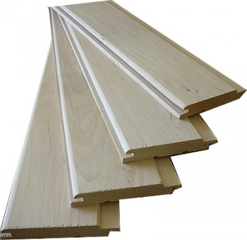 Basswood tongue-and-groove board 1.2 m (facing board) ― Russian Bath House