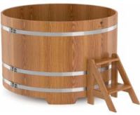 Round oak tub for 6