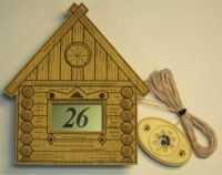 Digital thermometer ‘Wooden House’
