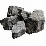 Wet/dry sauna stone Gabbro Diabase, 20 kg (Fraction: 100–150 mm )