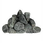 Камень для бани и сауны Габбро-диабаз шлифованный 20 кг