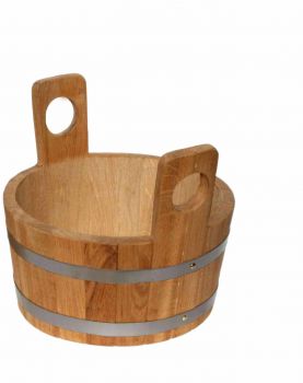 Oak washtub 15 l ― Russian Bath House