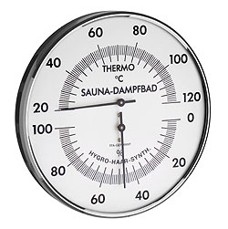 Bimetal hair thermo-hygrometer (1032) ― Russian Bath House