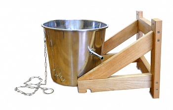 Freshening shower 20 l, steel bucket ― Russian Bath House