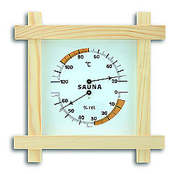Bimetal hair thermo-hygrometer (1008) ― Russian Bath House