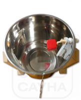 Freshening shower 20 l, steel bucket