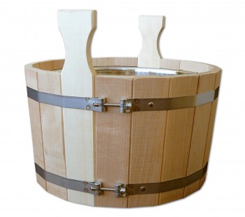 Washtub with stainless insert 15 l ― Russian Bath House