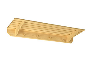 Wall-mounted shelf and hanger 1.0*0.29*0.11 ― Russian Bath House