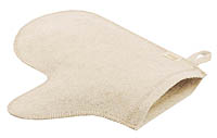 Felt glove, white