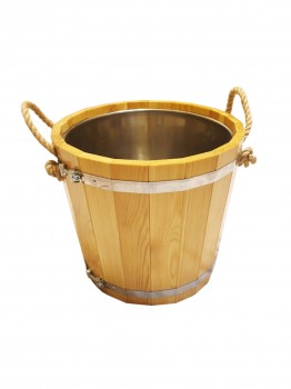 Infusion bucket 20 l with stainless insert  ― Russian Bath House