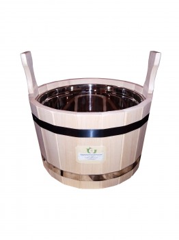 Washtub with stainless insert 10 l  ― Russian Bath House