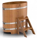 Oval oak tub for 1 ― Russian Bath House