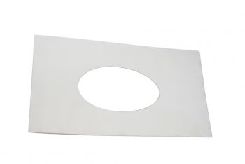 Stainless steel plate d215 mm (480 mmх480 mm, d215 mm, t1.5 mm) ― Russian Bath House