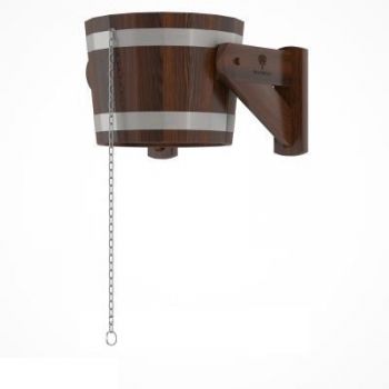 Refreshment bucket 20 l, oak   ― Russian Bath House